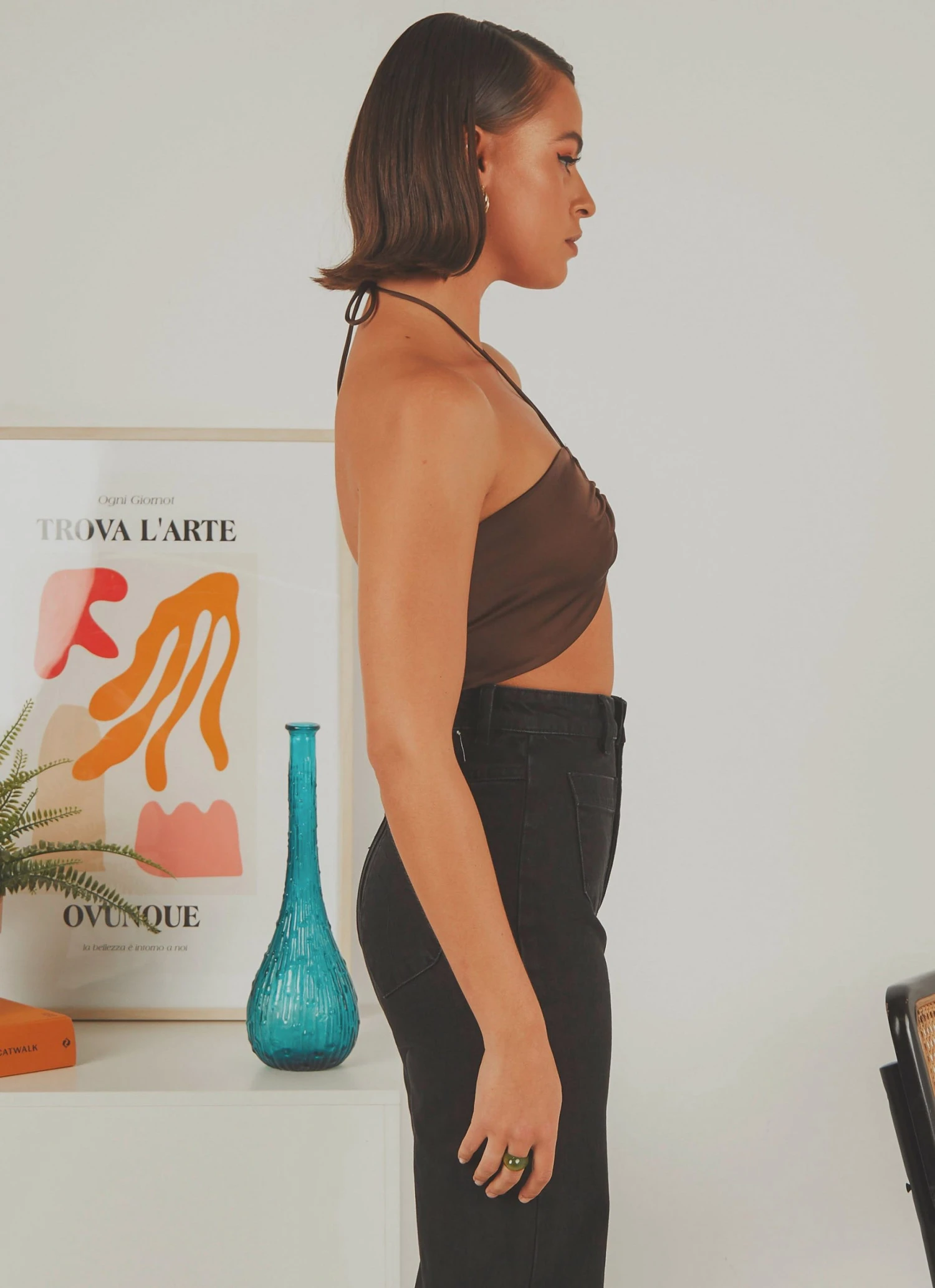 Peppermayo Exclusive New & Most Loved Angel Like You Crop - Choc Brown 4 Peppermayo Exclusive New & Most Loved Angel Like You Crop - Choc Brown