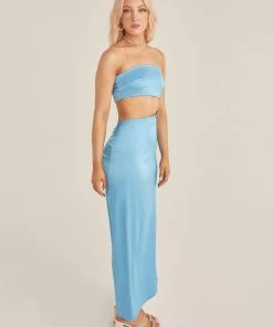 Riley Hubatka X Peppermayo Melody Maxi Dress - Azure New & Most Loved 8 Riley Hubatka X Peppermayo Melody Maxi Dress - Azure New & Most Loved