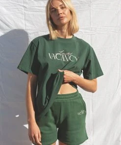 Vacancy Supply Late Checkout Tee - Forest Green 20 Vacancy Supply Late Checkout Tee - Forest Green