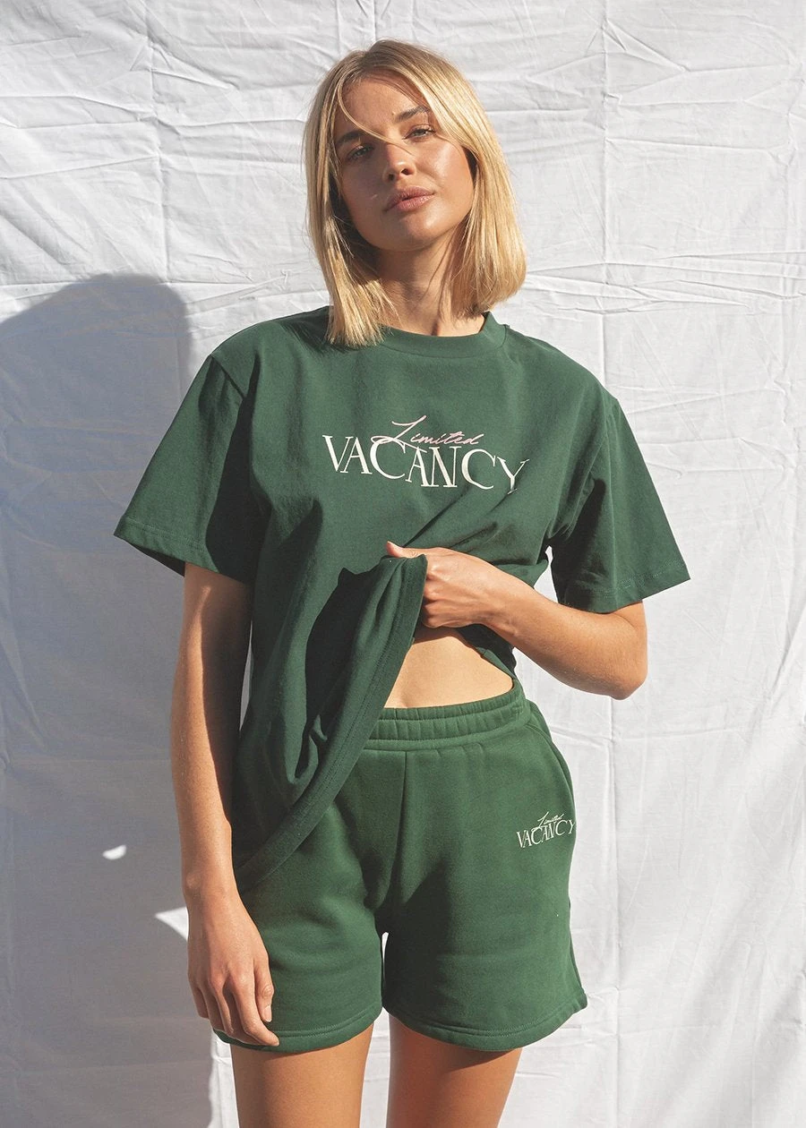 Vacancy Supply Late Checkout Tee - Forest Green 8 Vacancy Supply Late Checkout Tee - Forest Green