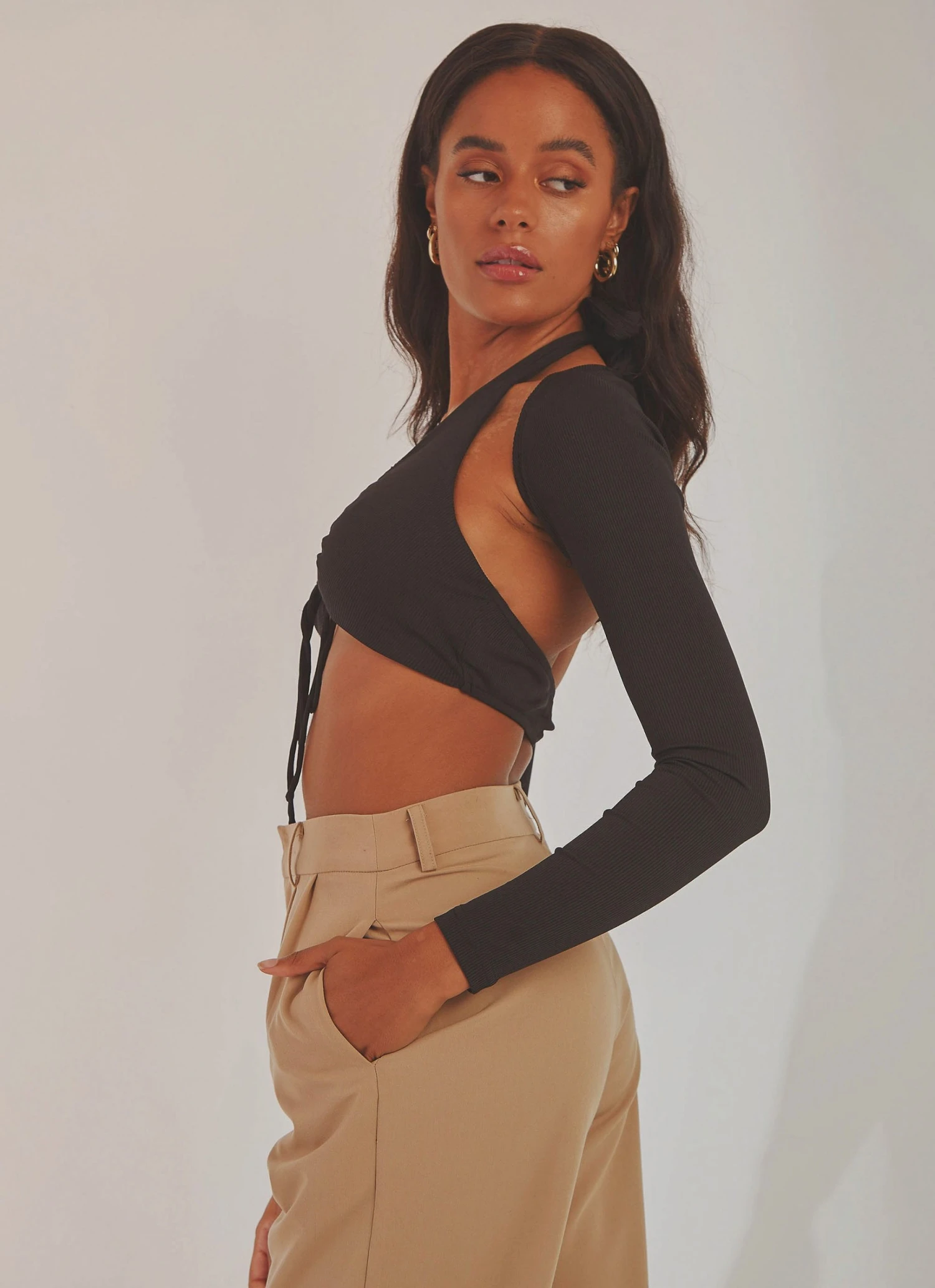 Peppermayo Ariella Crop Top - Black New Tops 5 Peppermayo Ariella Crop Top - Black New Tops