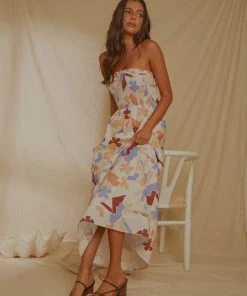Peppermayo Exclusive New & Most Loved Holiday Sun Maxi Dress - Abstract Resort