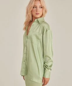 Riley Hubatka X Peppermayo New & Most Loved Shadow Tones Shirt - Sage 10 Riley Hubatka X Peppermayo New & Most Loved Shadow Tones Shirt - Sage