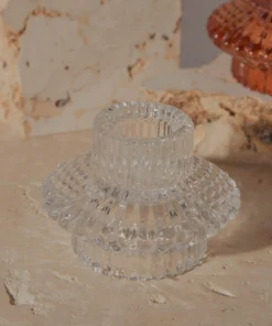 Candle Co New Accessories Aida Vintage Candle Holder - Clear