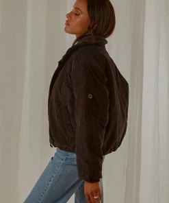 Cools Club Puff Club Jacket - Black Corduroy