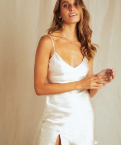 Peppermayo Seasonal Feminine Touch Dress - Champagne