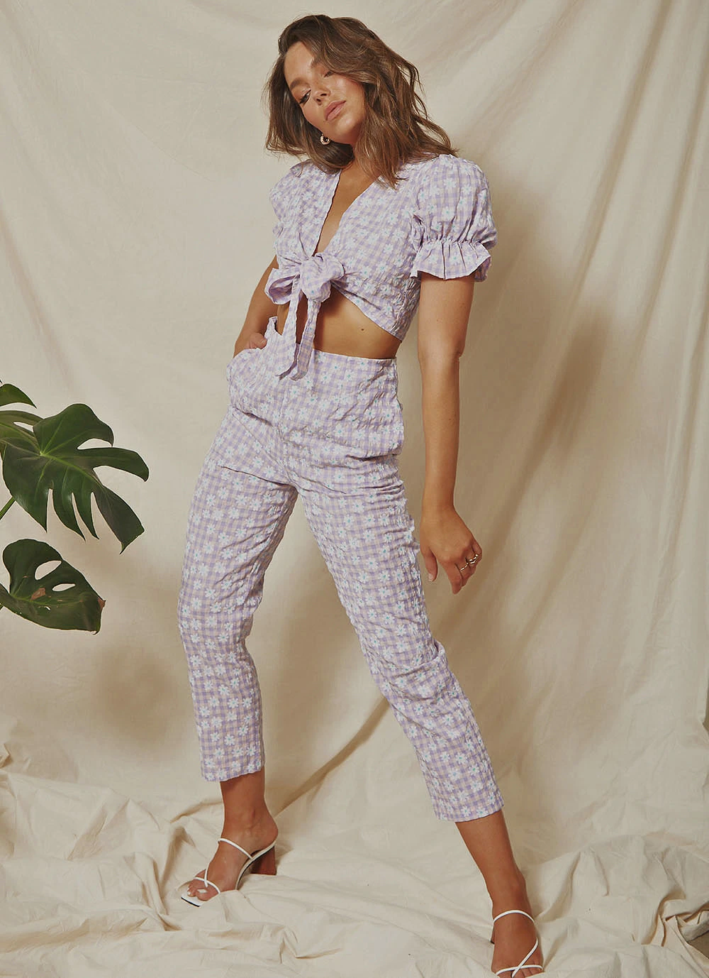 Peppermayo New & Most Loved Girlfriends Pants - Lilac 2 Peppermayo New & Most Loved Girlfriends Pants - Lilac