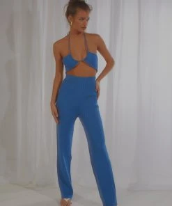 Peppermayo Exclusive Love Games Knit Crop - Cobalt 8 Peppermayo Exclusive Love Games Knit Crop - Cobalt