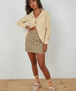 Peppermayo New & Most Loved Golden Sunset Stripe Shirt - Yellow Stripe