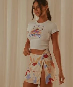 Wrangler New & Most Loved Taurus Baby Tee - White 9 Wrangler New & Most Loved Taurus Baby Tee - White