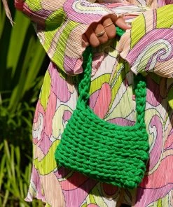 Peppermayo Getaway Weekend Crochet Bag - Jade Green New & Most Loved