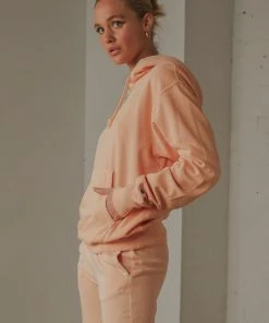 Champion Vintage Dye Boyfriend Hoodie - Certan Peach 8 Champion Vintage Dye Boyfriend Hoodie - Certan Peach