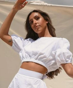 Peppermayo New & Most Loved Little Sun Crop Top - White 8 Peppermayo New & Most Loved Little Sun Crop Top - White