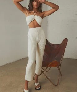 Peppermayo Jessa Knit Pants - Off White 7 Peppermayo Jessa Knit Pants - Off White