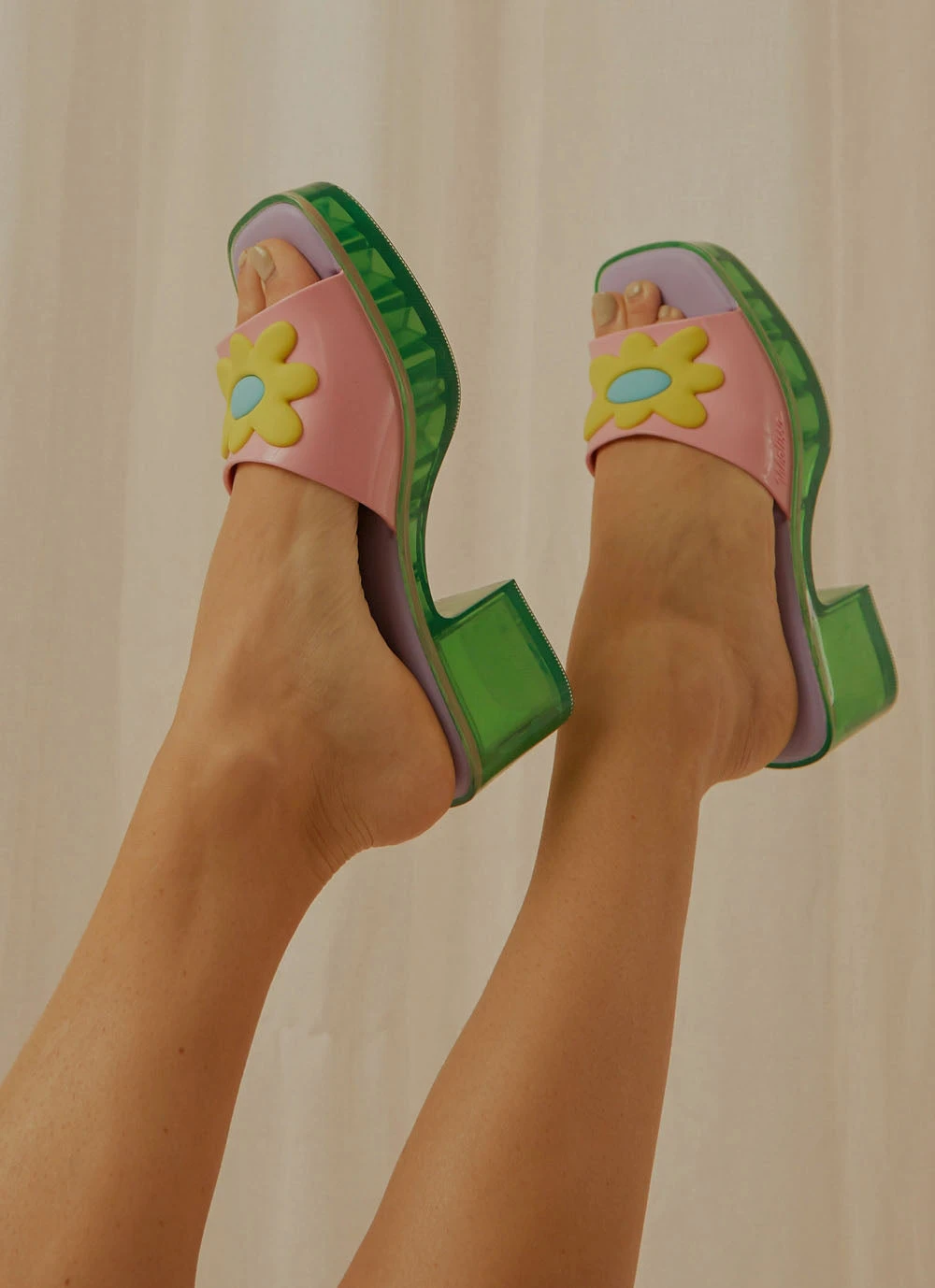 Melissa X Lazy Oaf Pink Shape Sandal - Pink 1 Melissa X Lazy Oaf Pink Shape Sandal - Pink