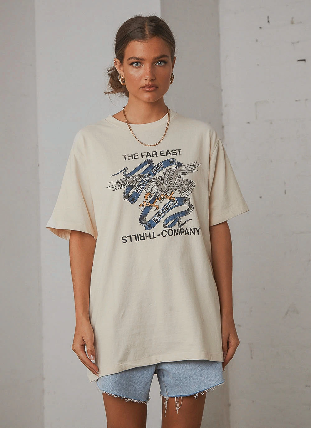 Thrills New & Most Loved Sacrifice Merch Tee - Heritage White 3 Thrills New & Most Loved Sacrifice Merch Tee - Heritage White