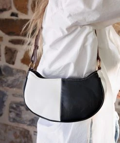 Peppermayo New & Most Loved Modern Girl Handbag - Black And White