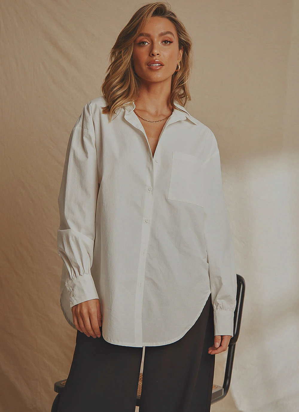 National Breast Cancer Foundation X Peppermayo Change The Game Oversized Shirt - White 4 National Breast Cancer Foundation X Peppermayo Change The Game Oversized Shirt - White