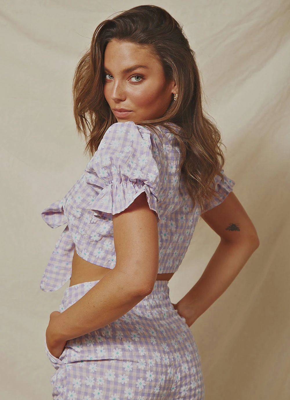 Peppermayo New & Most Loved Girlfriends Tie Top - Lilac 5 Peppermayo New & Most Loved Girlfriends Tie Top - Lilac