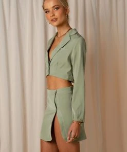 Peppermayo Exclusive New & Most Loved Eastside Blazer - Sage 8 Peppermayo Exclusive New & Most Loved Eastside Blazer - Sage