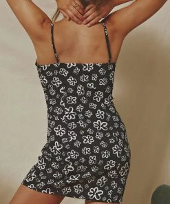 Afends Lola Hemp Mini Dress - Black 9 Afends Lola Hemp Mini Dress - Black