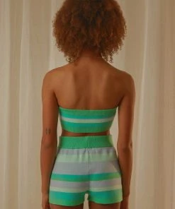 Peppermayo Exclusive New & Most Loved Sweet Talker Knit Crop Top - Blue Stripe 11 Peppermayo Exclusive New & Most Loved Sweet Talker Knit Crop Top - Blue Stripe