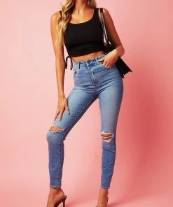 Rolla's Eastcoast Ankle Jean - Ocean Worn