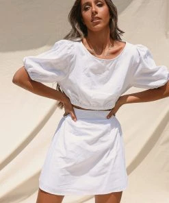 Peppermayo New & Most Loved Little Sun Crop Top - White 7 Peppermayo New & Most Loved Little Sun Crop Top - White