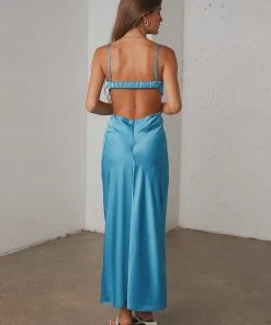 Peppermayo Clumsy Love Midi Dress - Blue New Dresses 9 Peppermayo Clumsy Love Midi Dress - Blue New Dresses