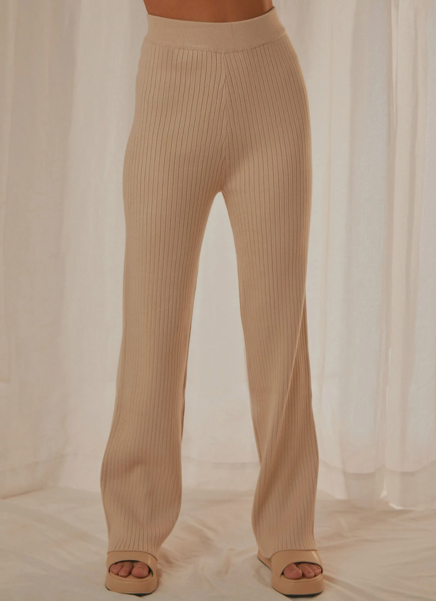 Peppermayo Exclusive Only Vice Knit Pants - Ivory 3 Peppermayo Exclusive Only Vice Knit Pants - Ivory