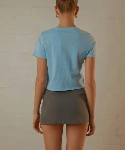 Levi's Cropped Jordie Tee - Natural Blue