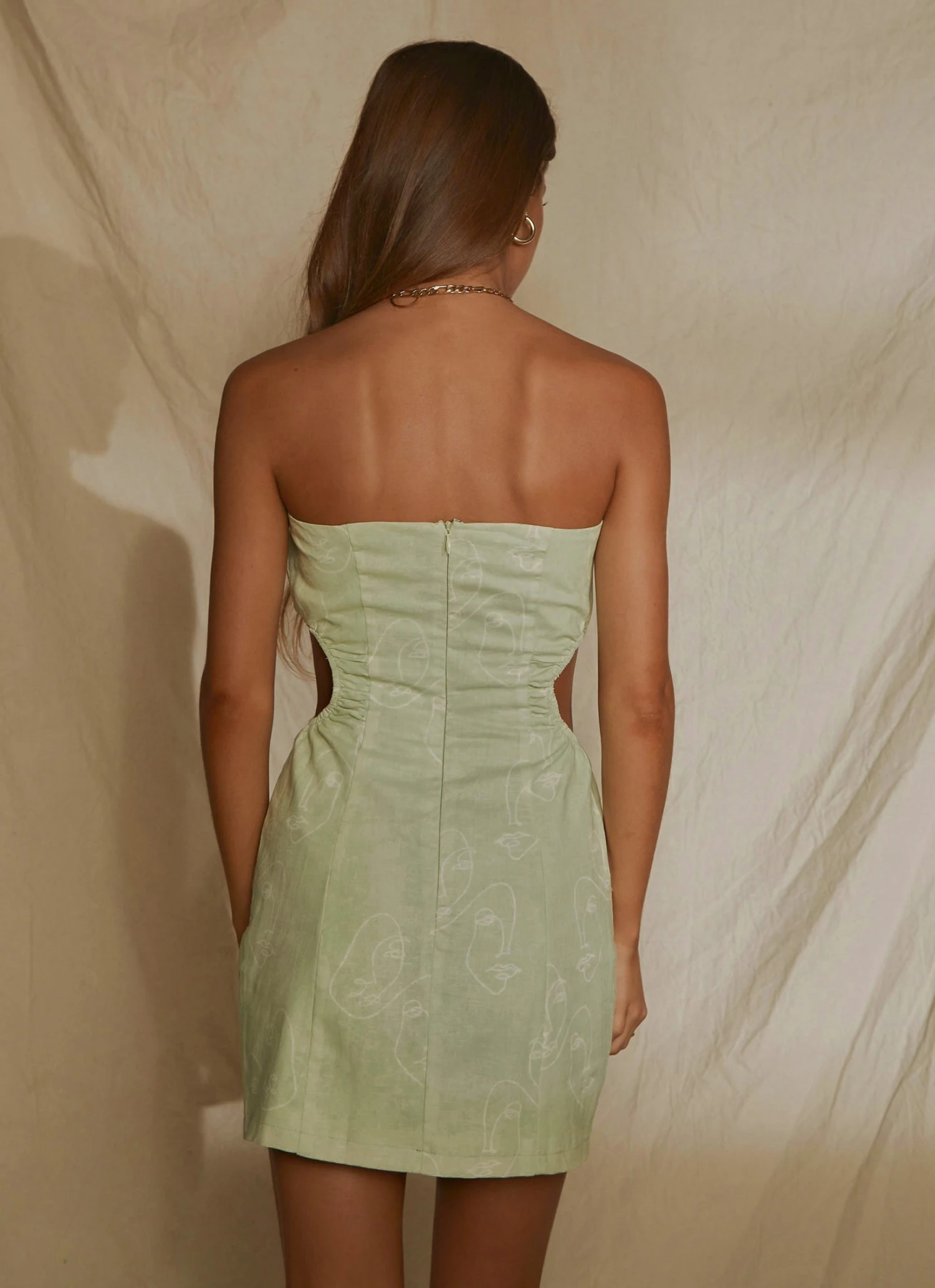 Peppermayo Exclusive Miya Linen Mini Dress - Sage New & Most Loved 5 Peppermayo Exclusive Miya Linen Mini Dress - Sage New & Most Loved