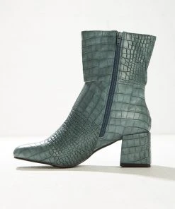 4th & Reckless New & Most Loved Cooper Ankle Boot - Teal Croc 10 4th & Reckless New & Most Loved Cooper Ankle Boot - Teal Croc