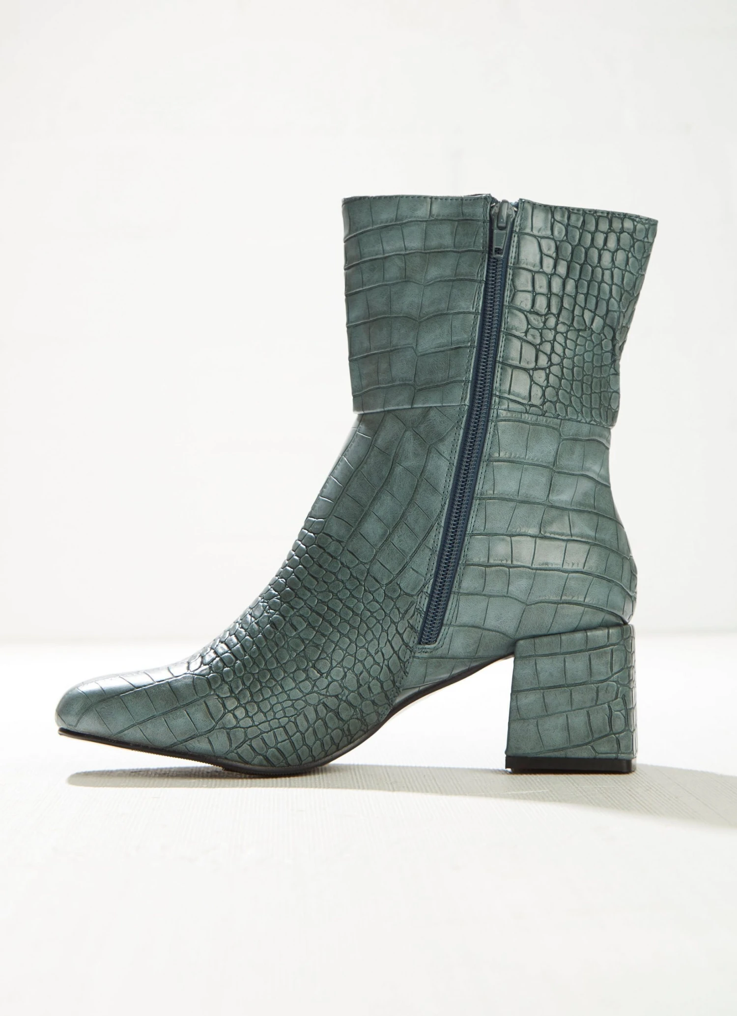 4th & Reckless New & Most Loved Cooper Ankle Boot - Teal Croc 5 4th & Reckless New & Most Loved Cooper Ankle Boot - Teal Croc