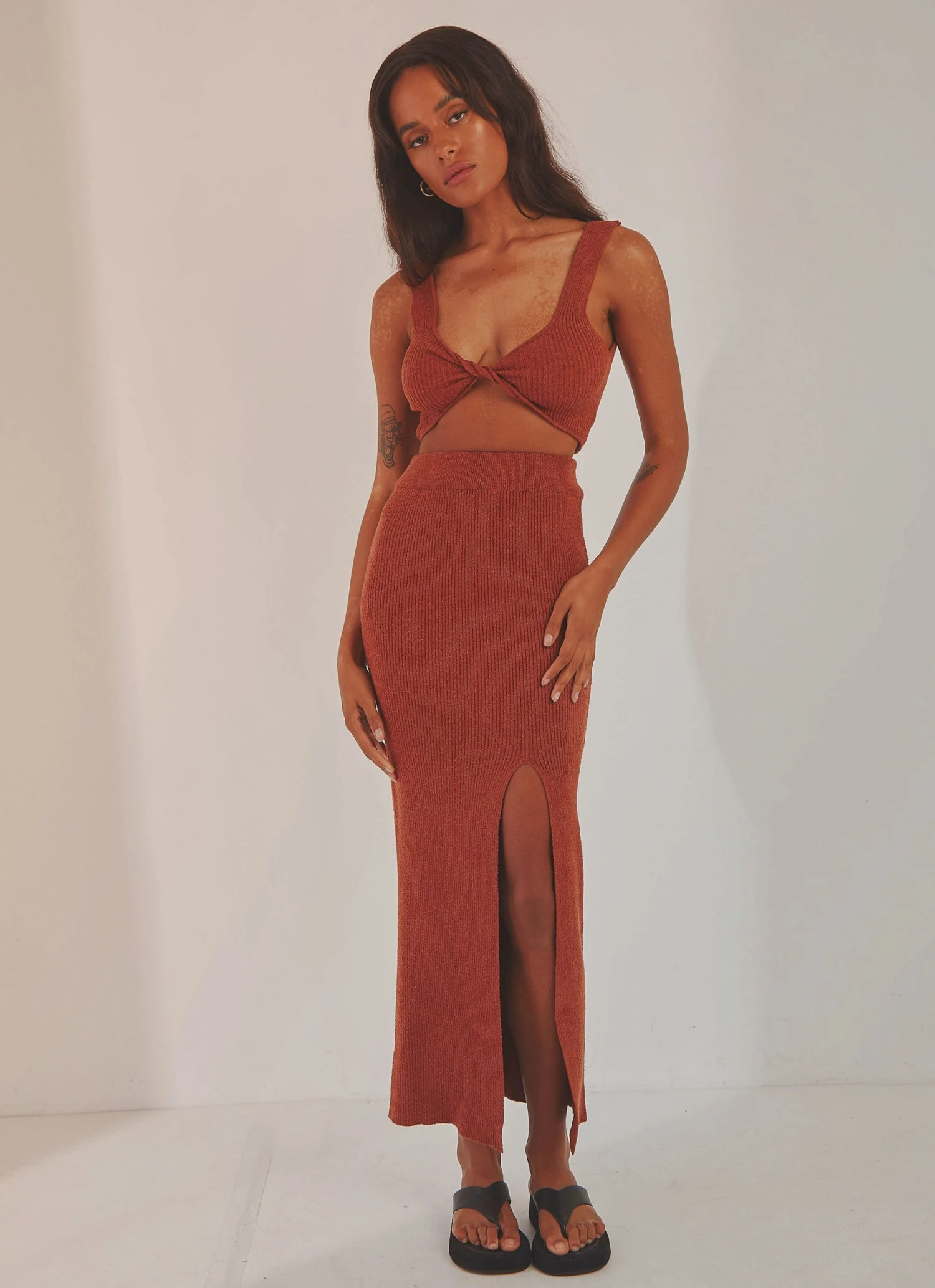 Peppermayo Soraya Crop Top - Brown New & Most Loved 3 Peppermayo Soraya Crop Top - Brown New & Most Loved