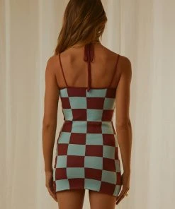 Peppermayo New & Most Loved In My Head Mini Dress - Blue Check 9 Peppermayo New & Most Loved In My Head Mini Dress - Blue Check