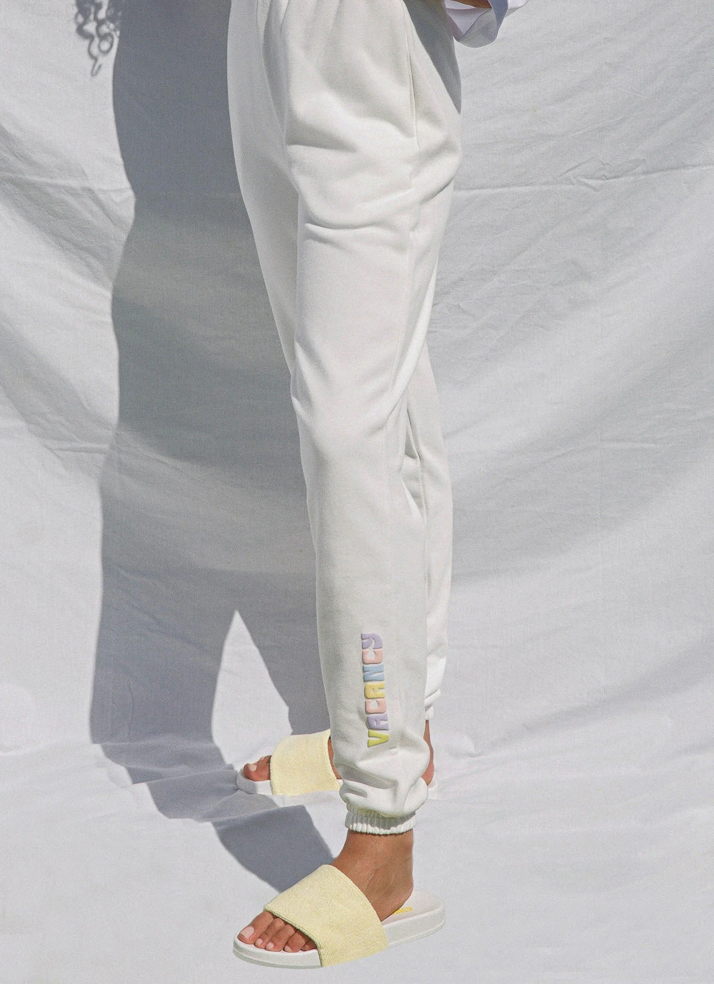 Vacancy Supply New & Most Loved Suite Sweatpant - White 1 Vacancy Supply New & Most Loved Suite Sweatpant - White