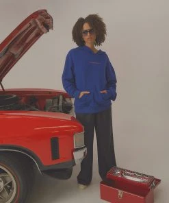 Vacancy Supply Race Club Hoodie - Cobalt