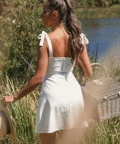 Peppermayo Exclusive French Kiss Mini Dress - White 9 Peppermayo Exclusive French Kiss Mini Dress - White