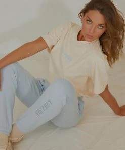 Vacancy Supply Paradise Sweatpants - Sky Blue