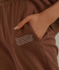 Vacancy Supply Holiday House Sweatpant - Choc Brown 10 Vacancy Supply Holiday House Sweatpant - Choc Brown