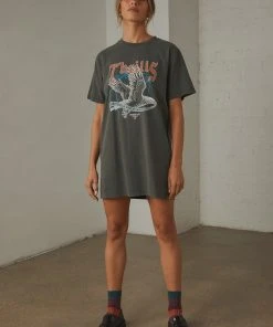 Thrills New & Most Loved Storm The Castle Merch Fit Tee Dress - Merch Black 7 Thrills New & Most Loved Storm The Castle Merch Fit Tee Dress - Merch Black