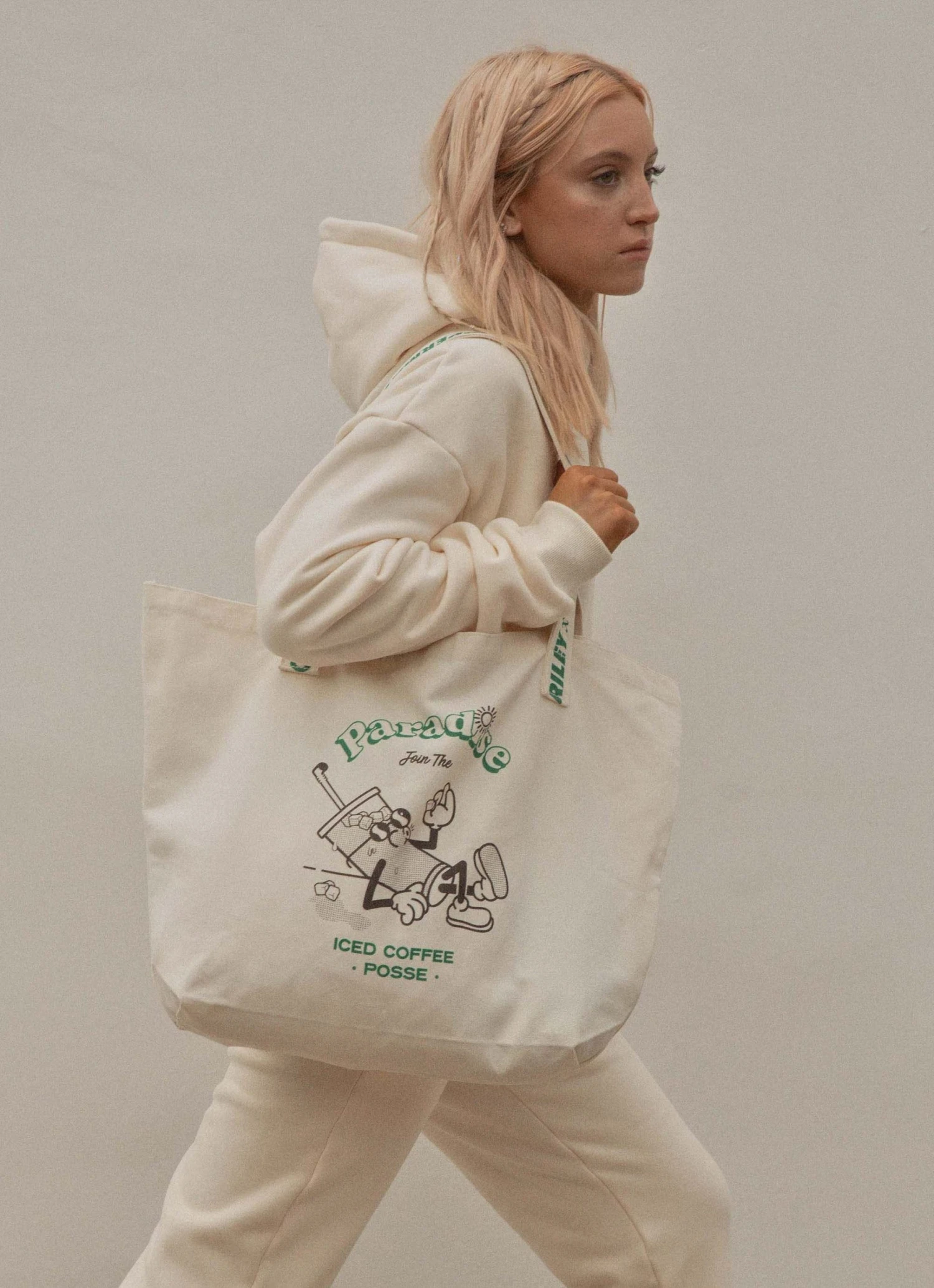 Riley Hubatka X Peppermayo The Club Tote Bag - Canvas New & Most Loved 1 Riley Hubatka X Peppermayo The Club Tote Bag - Canvas New & Most Loved