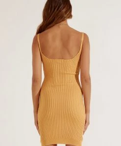 Peppermayo Big Wave Knit Dress - Mustard 9 Peppermayo Big Wave Knit Dress - Mustard