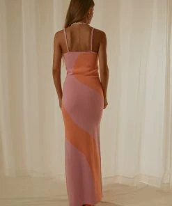 Peppermayo Exclusive Cali Sweetheart Knit Maxi Dress - Pink Wave 11 Peppermayo Exclusive Cali Sweetheart Knit Maxi Dress - Pink Wave
