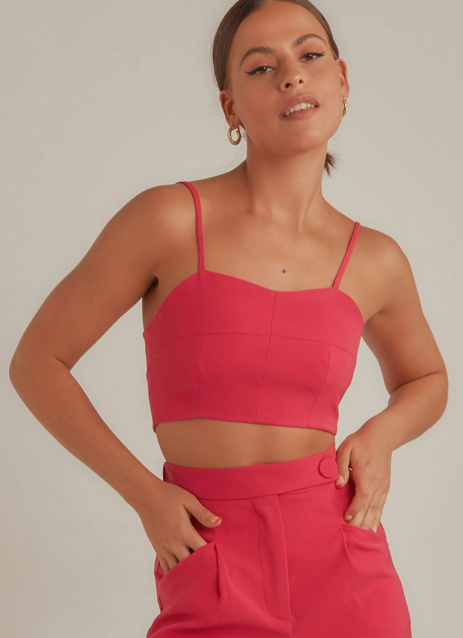 4th & Reckless New & Most Loved Vivian Top - Hot Pink 1 4th & Reckless New & Most Loved Vivian Top - Hot Pink