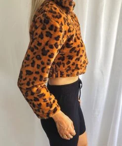 Peppermayo New & Most Loved Sundaze Crop Jumper - Leopard