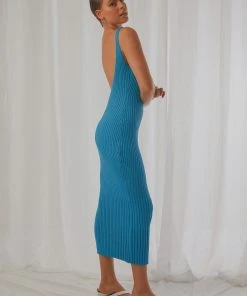 Peppermayo Take Me Away Midi Dress - Blue New & Most Loved 6 Peppermayo Take Me Away Midi Dress - Blue New & Most Loved