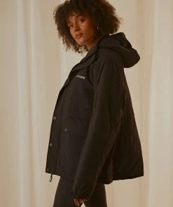 Afends Streetlights Unisex Recyled Nylon Anorak - Black New & Most Loved 10 Afends Streetlights Unisex Recyled Nylon Anorak - Black New & Most Loved