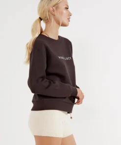 Nude Lucy Slogan Sweat - Black 8 Nude Lucy Slogan Sweat - Black